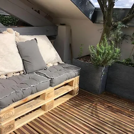 Superbe Loft Climatise Avec Terrasse A 4 Km Jo * Suresnes
